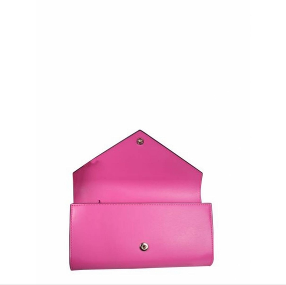 Ganni | Banner Envelope Chain Recycled Leather Clutch Bag - Picture 9 of 9